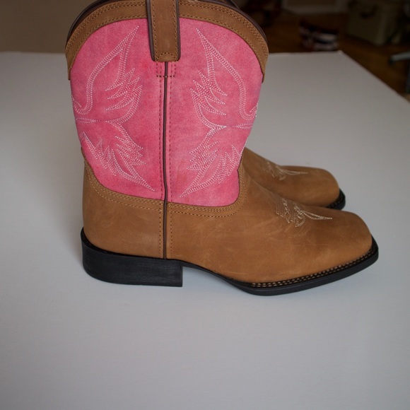 Durango pink brown western boots - Picture 2 of 7